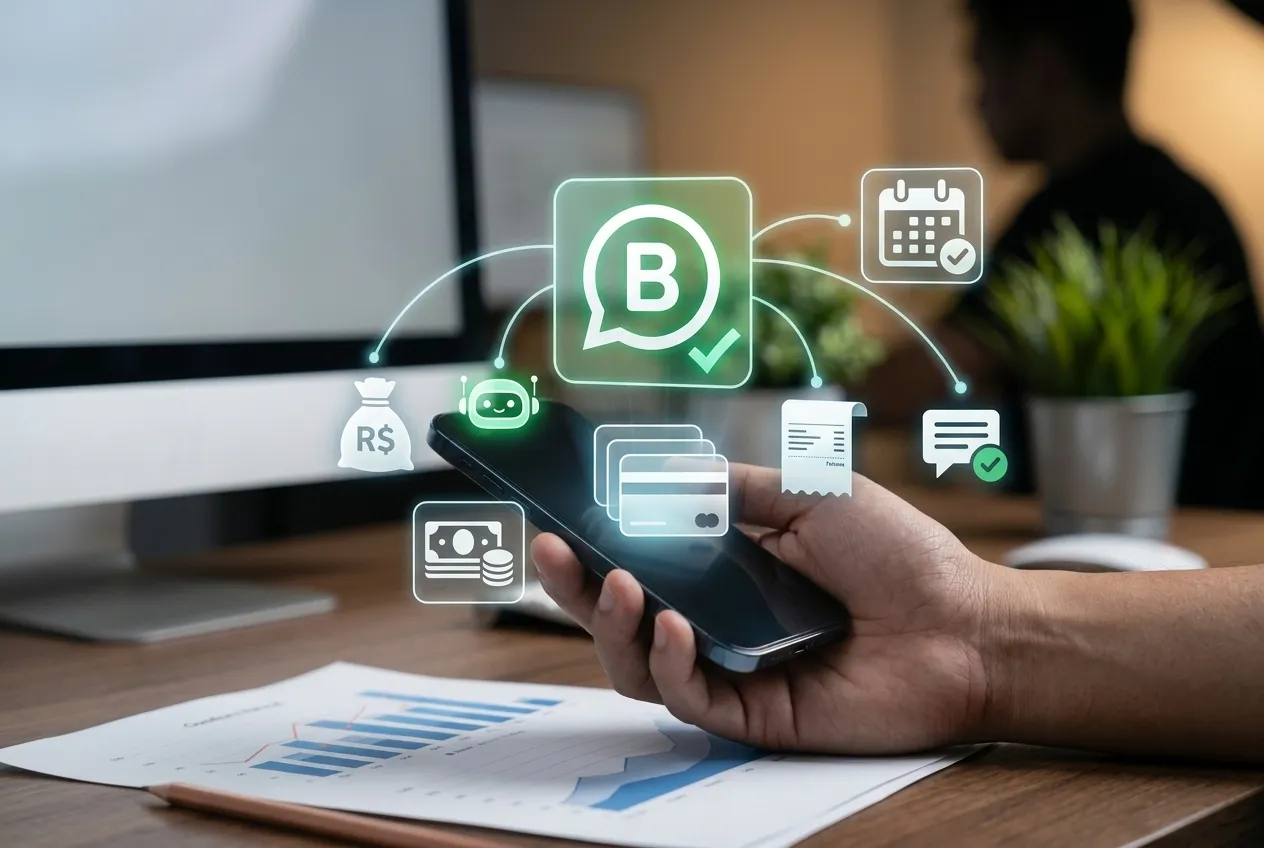 IA para atendimento no WhatsApp: como automatizar cobranças em 2026