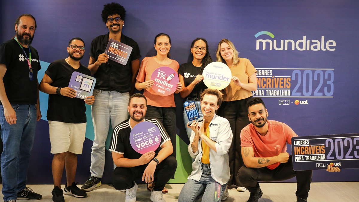 Mundiale: reconhecida como um dos Lugares incríveis para trabalhar