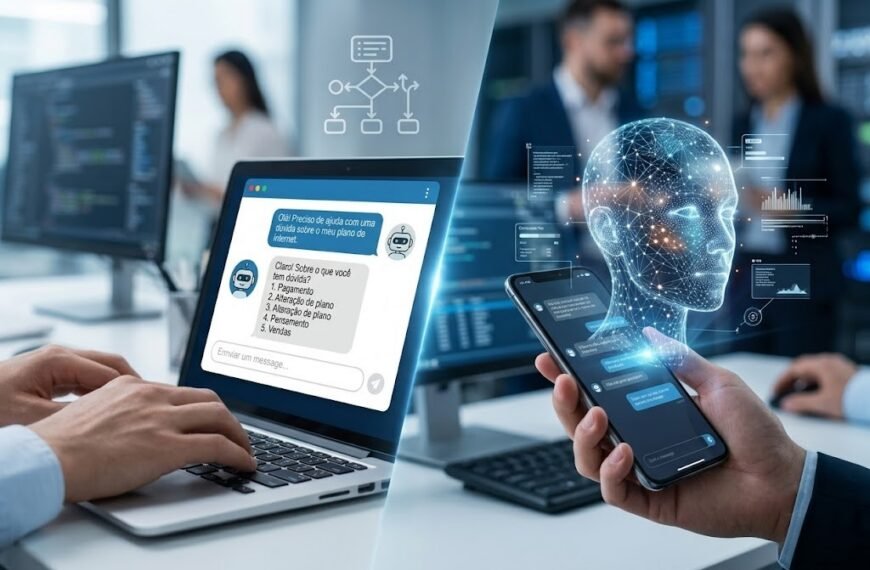 Entenda as diferenças entre Agentes de IA e chatbots tradicionais e descubra qual solução é mais indicada para o atendimento da sua empresa.